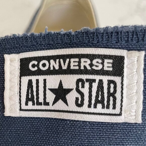 Converse All Star Casual Lo Cut Lace Up Textile Sneakers Blue+Wht 10W/8M Unisex - Picture 14 of 15
